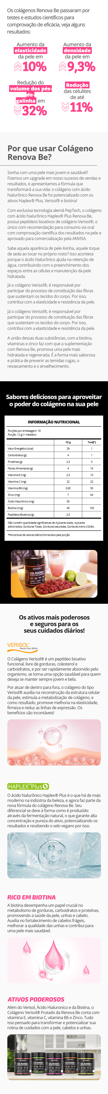 Descrição completa do Colágeno Renova Be