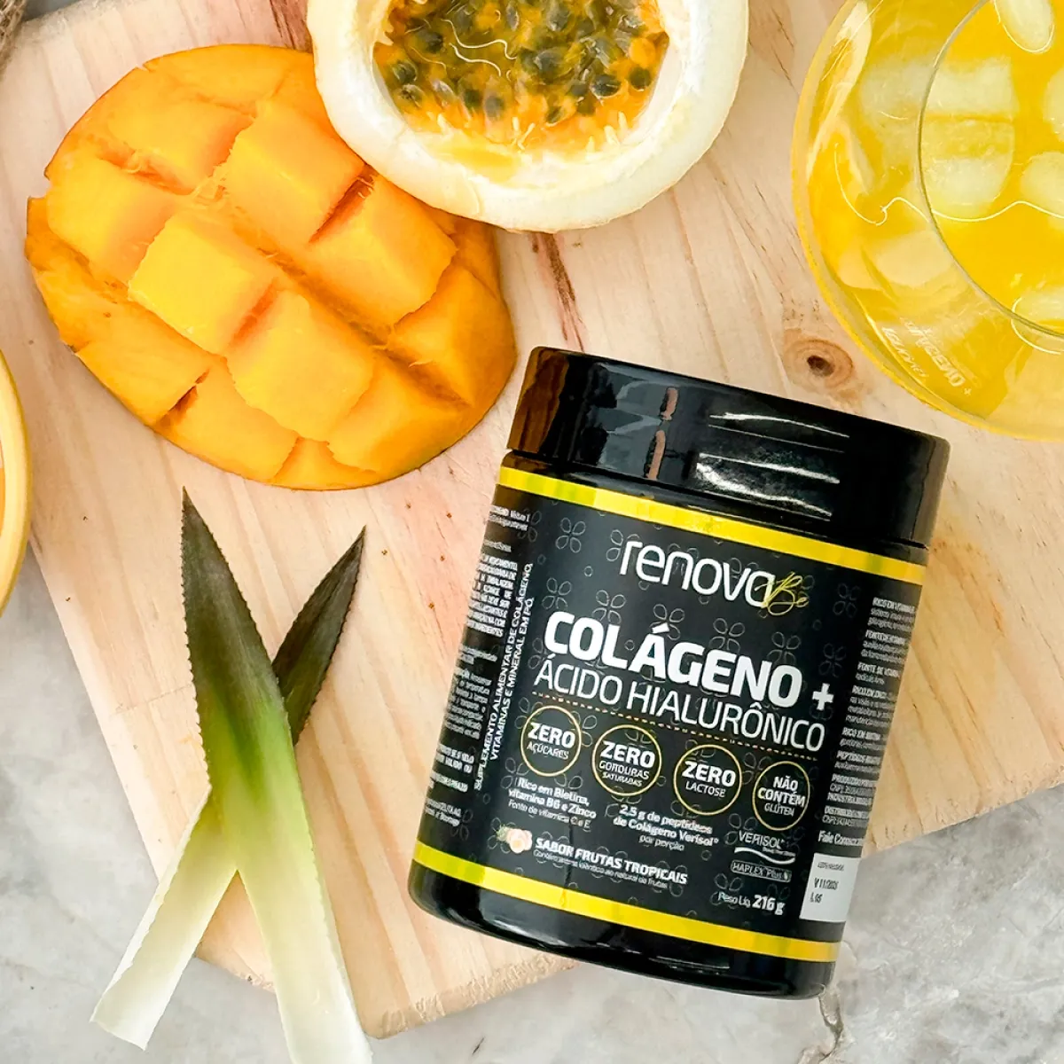 Colágeno com Ácido Hialurônico - Frutas Tropicais